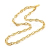 Brass Mariner Link Chains Necklaces NJEW-JN03718-2