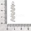Mother's Day Brass Micro Pave Cubic Zirconia Pendants KK-V007-26P-3