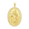 Religion Brass Micro Pave Clear Cubic Zirconia Big Pendants KK-A303-10A-G-1