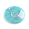 Synthetic Turquoise Charms G-L561-001G-2