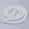 Baking Paint Transparent Glass Bead Strands X-GLAA-S031-12mm-13-3
