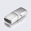 304 Stainless Steel Magnetic Clasps with Glue-in Ends X-STAS-P181-25P-1