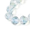 Textured Inner Flower Handmade Lampwork Beads LAMP-T024-07D-4