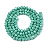 Opaque Solid Color Imitation Jade Glass Beads Strands EGLA-A044-P3mm-D31-3