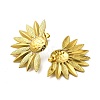 Flower 304 Stainless Steel Stud Earrings for Women EJEW-A117-02A-G-2