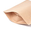 Eco-friendly Biodegradable Kraft Paper Zip Lock bag CARB-P009-01B-2