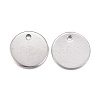 Non-Tarnish 201 Stainless Steel Charms STAS-F255-043P-12mm-2