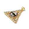 Real 18K Gold Plated Brass Pendants KK-L209-007G-06-2