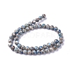 Assembled Synthetic Turquoise and Imperial Jasper Beads Strands LS-G-D0006-C02-8mm-01-2