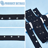 8 Yards Cotton Twill Tape Ribbons with Stainless Steel Eyelets OCOR-BC0006-43A-4