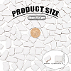 Porcelain Mosaic Tiles AJEW-PH0001-05-WH-4