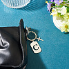 1Pc Stainless Steel Keychains KEYC-TADJ0001-08C-4