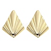 Brass Stud Earrings Findings EJEW-B063-10G-1
