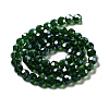 Electroplate Transparent Glass Beads Strands EGLA-A035-T8mm-A10-3