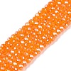 Electroplate Glass Beads Strands EGLA-A044-T2mm-A25-1