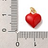 Brass Enamel Charms X-KK-U027-13-04G-3