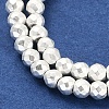 Electroplated Synthetic Non-Magnetic Hematite Beads Strands G-U003-13A-3