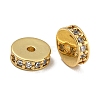 Rack Plating Brass Micro Pave Cubic Zirconia Beads KK-U030-28G-05-1