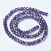 Electroplate Glass Beads Strands EGLA-A034-T2mm-B13-2