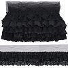  Pleated Chiffon Lace Trim SRIB-NB0001-10C-1