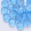 Transparent Spray Painted Glass Beads GLAA-S190-007A-03-1