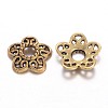 Tibetan Style Alloy Bead Caps GLF10597Y-2