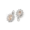 SHEGRACE Brass Micro Pave Cubic Zirconia Pendants XGRQ2O263-446A-P-2