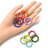 10Pcs Spray Painted Alloy Spring Gate Rings FIND-YW0001-61-5