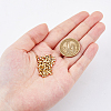 100Pcs Brass Spacer Beads KK-HS0015-31G-4