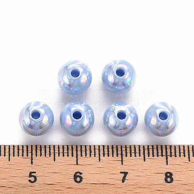 Opaque Acrylic Beads MACR-S370-D8mm-SS2113-1