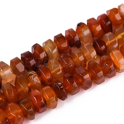 Natural Agate Beads Strands G-N356-01A-10-1