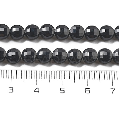 Natural Black Onyx(Dyed & Heated) Beads Strands G-C179-A10-02-1