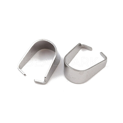 304 Stainless Steel Snap On Bails STAS-C135-01C-P-1