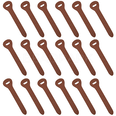 24Pcs Cowhide Zipper Puller Head PURS-GF0001-09A-1