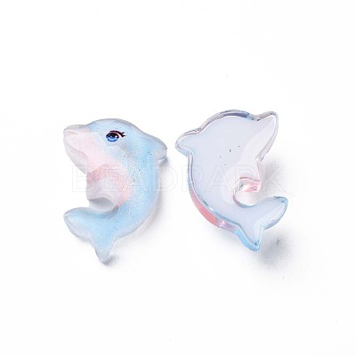 Transparent Epoxy Resin Cabochons CRES-S365-42-1
