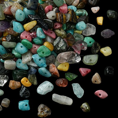 1 Strand Mixed Gemstone Chip Beads Strands G-FS0005-78-1