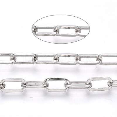 Unwelded Iron Paperclip Chains CH-S125-02E-P-1