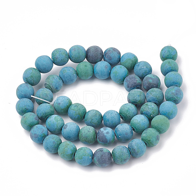 Synthetic Chrysocolla Beads Strands G-T106-193-1
