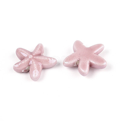 Handmade Porcelain Beads PORC-Q002-02G-01-1