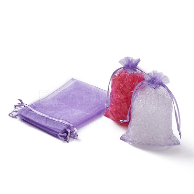 Organza Gift Bags with Drawstring X-OP-R016-10x15cm-06-1
