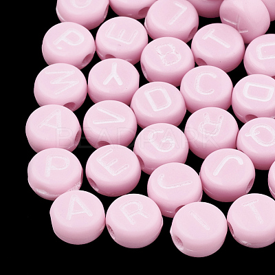 Opaque Acrylic Beads X-MACR-S273-11G-1