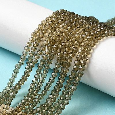 Transparent Glass Beads Strands EGLA-A035-T3mm-D16-1