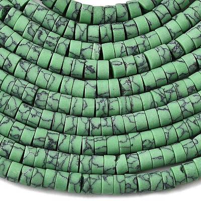 Dyed Synthetic Turquoise Beads Strands G-Z089-A04-J-1