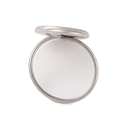 Non-Tarnish 304 Stainless Steel Open Cuff Ring Findings STAS-E124-05O-P-1