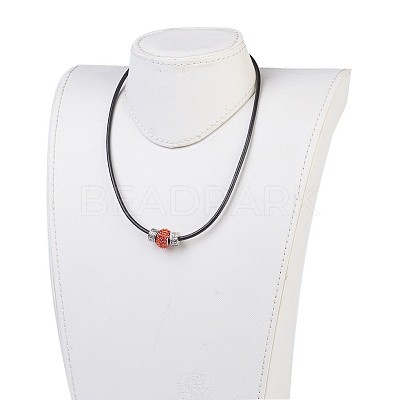 Cowhide Leather Cord Jewelry Sets SJEW-JS00989-1