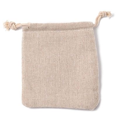 Cotton Packing Pouches Drawstring Bags ABAG-R011-10x12-1