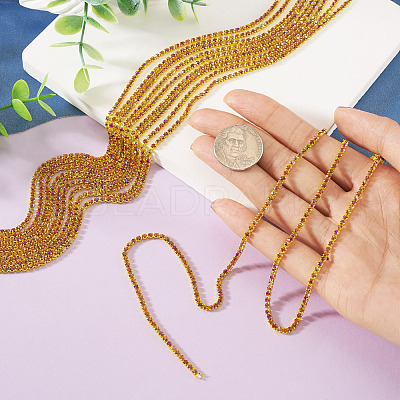 4.8 Yards Iron Rhinestone Cup Chains CH-TA0001-10F-1