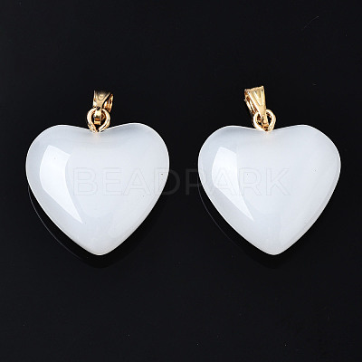 Spray Painted Glass Pendants GLAA-N035-016-A02-A-1