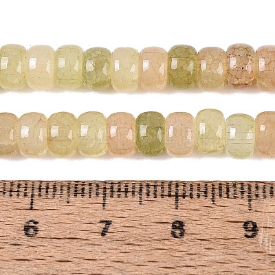 Ombre Effect Dyed Glass Beads Strands GLAA-Q106-05A-A06-1