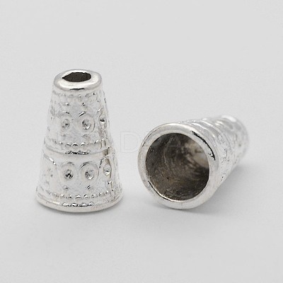 Tibetan Style Alloy Caps K0906022-1